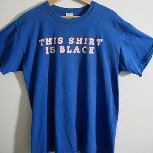 BORAT 2006 AUTHENTIC MOVIE PROMO VINTAGE THIS SHIRT IS BLACK Y2K MEDIUM T SHIRT